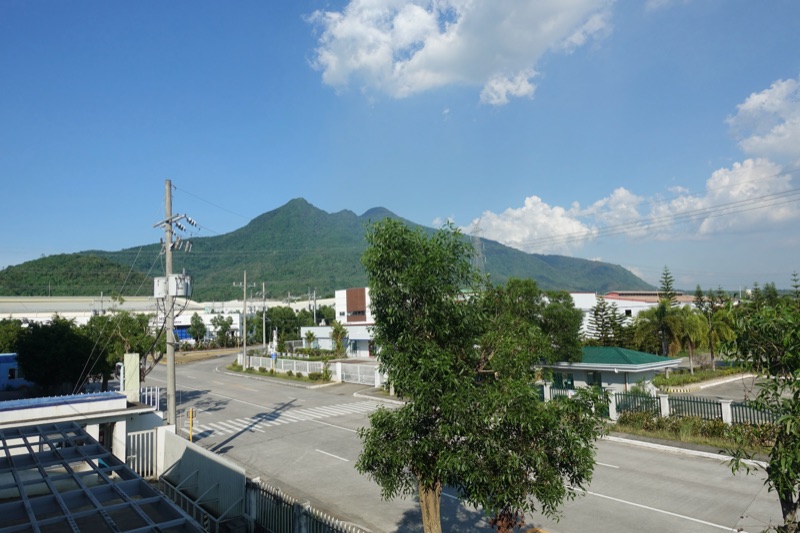 Mt. Makiling above the industrial park where Metercor is located